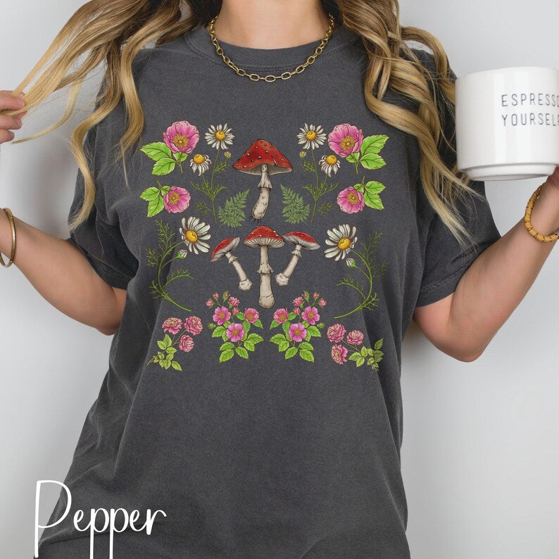 Mushroom Wildflower Tee 2