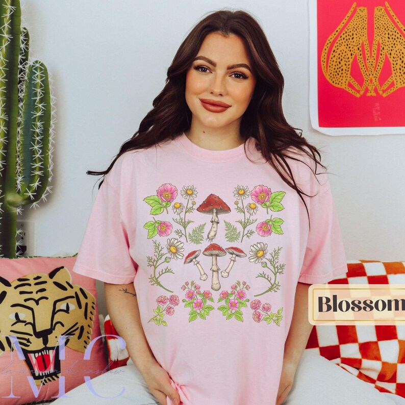 Mushroom Wildflower Tee 2