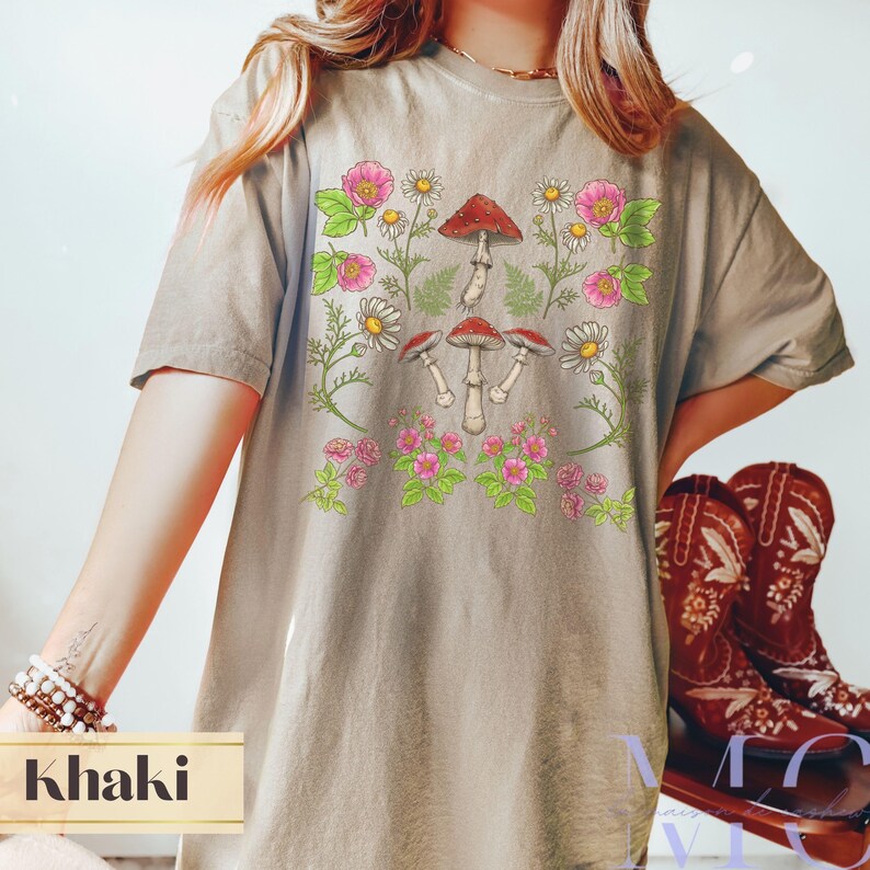 Mushroom Wildflower Tee 2